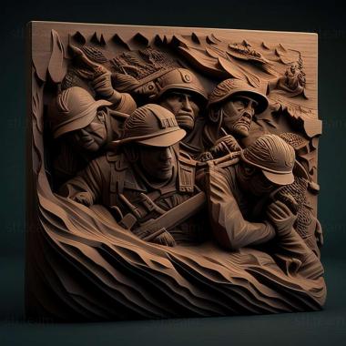 3D model Company of Heroes 2 The Western Front Armies game (STL)